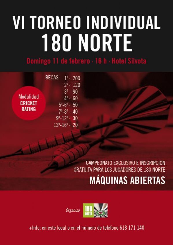 VI Torneo individual 180 Norte